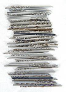 Lot of 104 Assorted 116 Inch Drill Bits