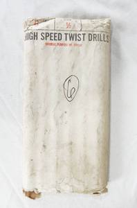 Lot of 6 High Speed Steel 12 Inch Drill Bits