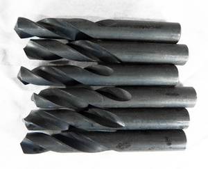 Lot of 6 Assorted 12 Inch Stub Drill Bits