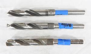 Lot of 3 Hanson 916 Inch Reduced Shank Drill Bits