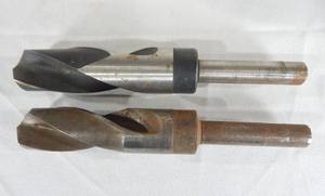 Set of 1516 Inch and 3132 Inch Reduced Shank Drill Bits