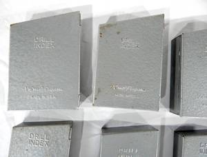 Lot of Assorted Drill Bit Indexes