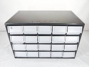 Akro-Mils 20 Drawer Mountable Metal Cabinet With Parts and Hardware