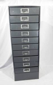 10 Drawer Metal File Storage Cabinet