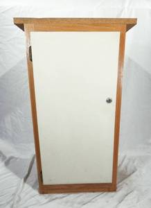 Wood Storage Cabinet With Adjustable Shelves
