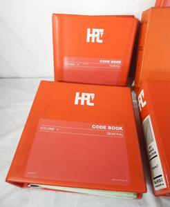 Lot of HPC Code Books and Code Cards