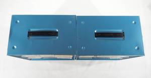 Set of 2 Akro-Mills 9 Drawer Mountable Metal Storage Cabinets With Locksmith Tools and Parts