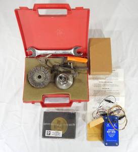 Lot of Key Cutting and Duplicating Machine Cutter Wheels, Tools and Accessories