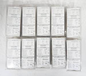 Lot of 10 New Mag 2002-ABV Hi-Security Door Reinforcers