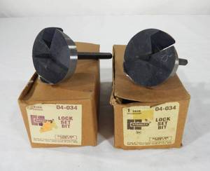 Set of 2 Stanley Lockset Bits Model 04-034