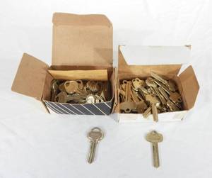 Lot of Russwin and Unlawful to Duplicate Key Blanks
