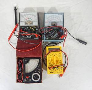 Lot of Electrical and Electronics Multimeters