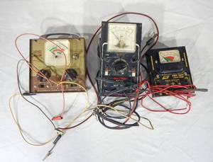 Lot of Electrical and Electronics Multimeters