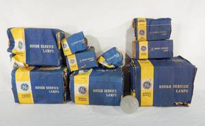 Lot of 28 GE Incandescent Rough Service Lamps