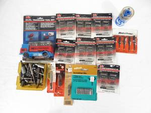 Large Lot of Assorted Insert Bit Sets For Screwdrivers and Power Tools
