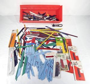 Huge Lot of Assorted Sabre Saw and Hacksaw Blades