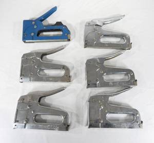 Lot of 6 Arrow Staple Guns