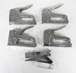 Lot of 5 Arrow and Swingline Staple Guns