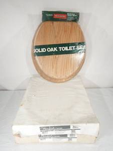 Lot of 3 New Wood Toilet Seats