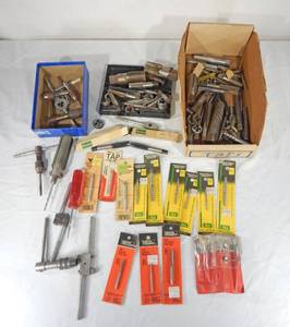 Large Lot of Taps and Die Tools and Accessories