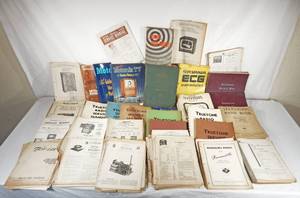 Huge Lot of Vintage Television and Radio Catalogs, Manuals, Books and Schematics