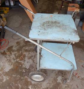 Vintage Gruber Products Wheely Rolling Cart