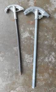 Set of 2 Wagner and Appleton EMT Pipe Benders
