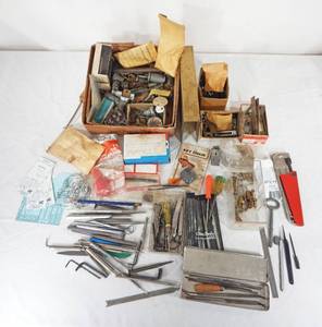 Lot of Assorted Locksmith Tools, Parts, Accessories and Catalogs