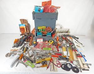 Huge Lot of Assorted Tools and Plano Tool Box