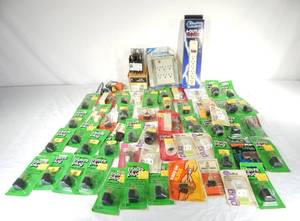 Large Lot of Electrical Plugs, Adapters, Sockets and More