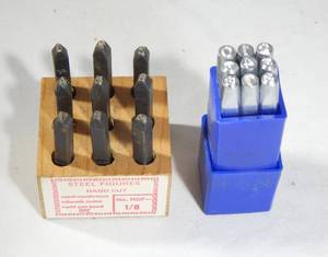 Set of 2 Number Punch Sets Including HPC