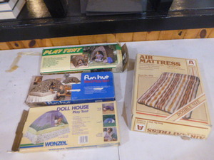 lot 62 image: 3 Play Tents