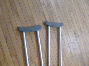 lot 87 image: Pair of Crutches