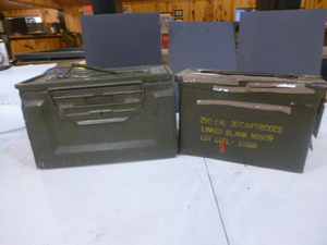lot 95 image: 2 Ammo Boxes