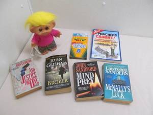 Bank, books, sanders