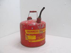 Metal gas container