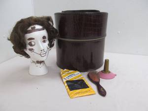 Vintage wig and hat