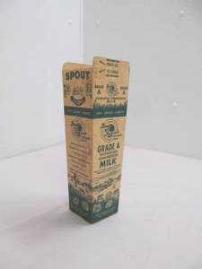 antique milk carton