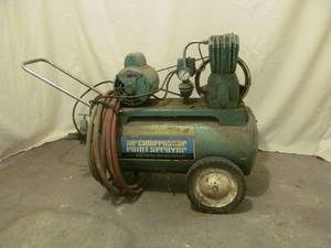 Air compressor paint sprayer