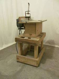 Router table with electric motor