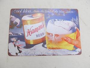 Hamms beer sign