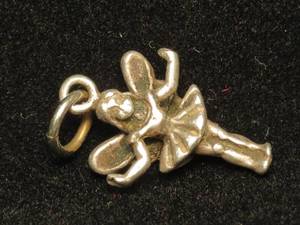 lot 14 image: Sterling Silver Fairy Pendant