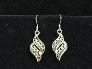 lot 38 image: Sterling Silver Dangle Earrings