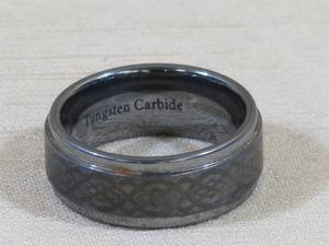 lot 83 image: Tungsten Carbide Mens Ring