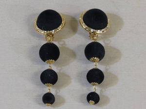 lot 89 image: Large Dangle Costume Earrings