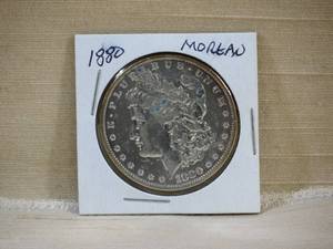 lot 101 image: 1880-O Morgan Silver Dollar