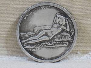 lot 108 image: Da Vinci Silver Coin