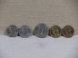 lot 116 image: 4 US Dollar Coins, Kennedy Half