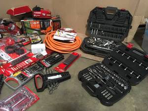 Large Lot of assorted Husky Tools and accessories various kinds and conditions open pkgs see pictures