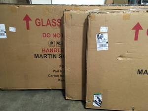 Lot of 3 Oversized Champagne Silver Plastic Beveled Glass Full-Length Classic Mirror (65 in. H X 31 in. W) see pictures